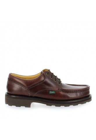 CHAUSSURES A LACETS MARRON/...