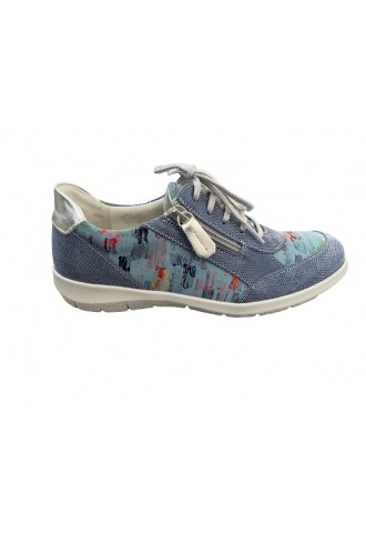 BASKET BLEUE IMPRIME/ 96627