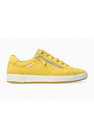 BASKET NUBUCK JAUNE/ NIKITA