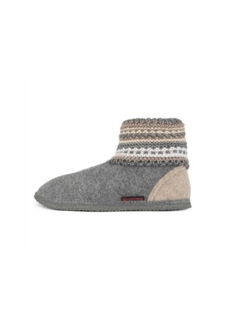 CHAUSSON LAINE GRIS/ KIEL