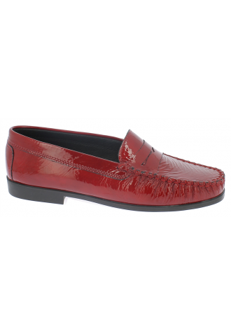 MOCASSIN VERNIS ROUGE/ MOZARD