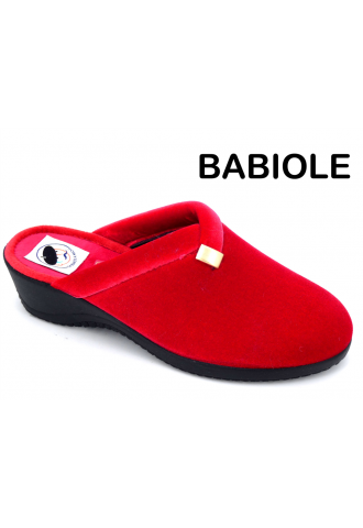 MULE A TALON ROUGE/ BABIOLE