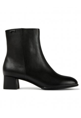 BOTTINES CUIR NOIR CAMPER/...