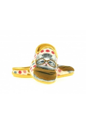 MULE DOUCE PETIT TALON CHAT...
