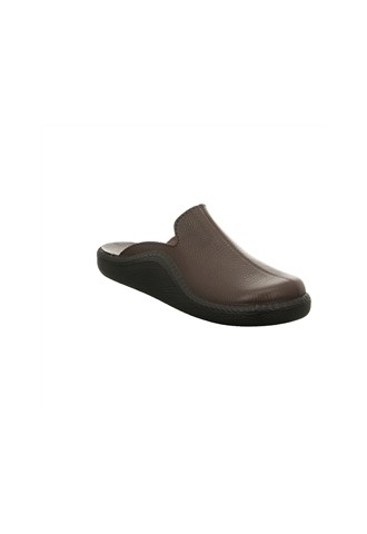 MULE SABOT CUIR MOCCA/...