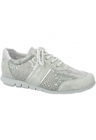 BASKET TEXTILE ARGENT/ MENIS