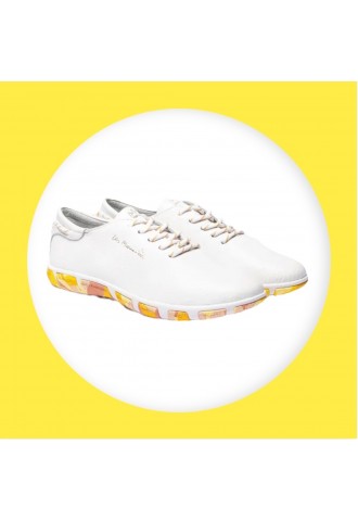 Tennis Femme Confort Cuir...