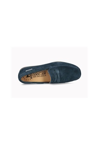 ALYON MOCASSIN VELOURS BLEU