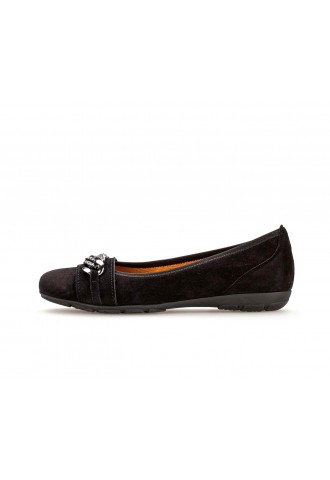 BALLERINE CHAINE CONFORT NOIRE