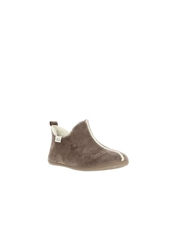 CHAUSSON BEIGE FOURRE LAINE...