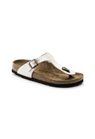 MULE ENTRE DOIGTS BLANC PERLE
