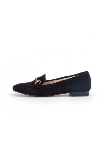 MOCASSIN CHIC VELOURS NOIR