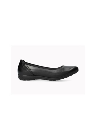 BALLERINE CONFORT CUIR NOIR