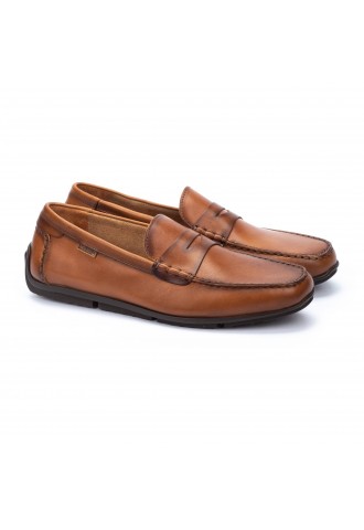 MOCASSIN CUIR MARRON/ CONIL