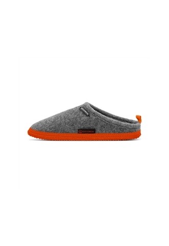 MULE GRISE ORANGE/ WOOLPOPS