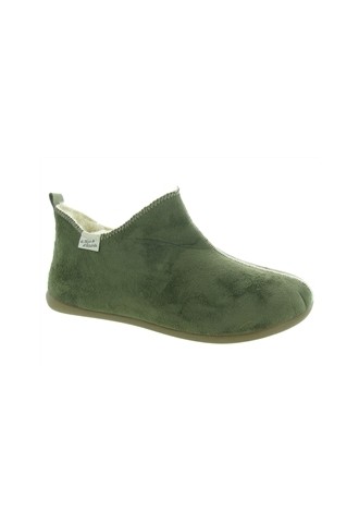 CHAUSSON FOURRE KAKI LAINE...