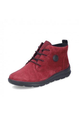 BOTTINE A LACET+ZIP VELOURS...