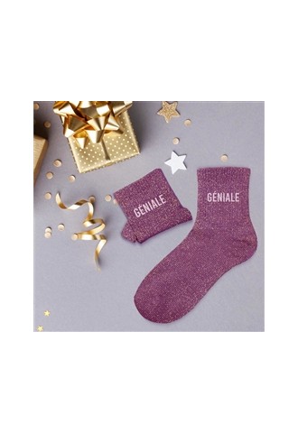 CHAUSSETTES PAILLETTES GÉNIALE