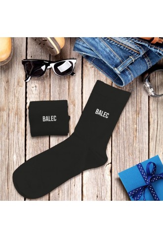 Chaussettes noires balec homme