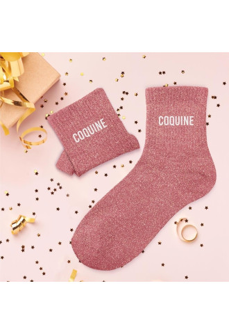 CHAUSSETTES PAILLETTES COQUINE