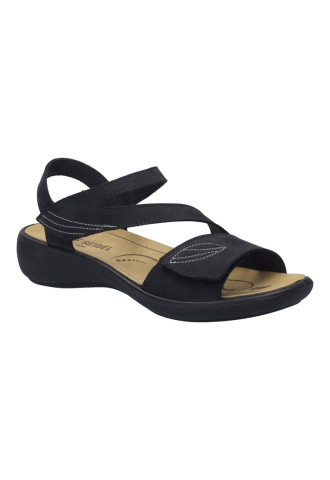 SANDALE IBIZA 08 CUIR NOIR