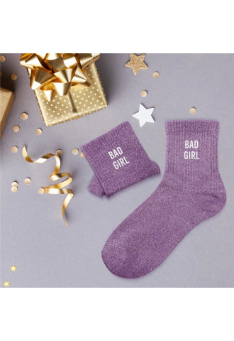 Chaussettes paillettes bad...