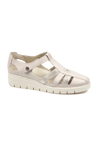 SANDALE GRANDE LARGEUR CUIR...