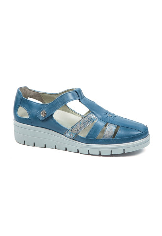 SANDALE GRANDE LARGEUR CUIR...