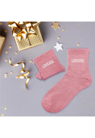 CHAUSSETTES PAILLETTES LOVEUSE