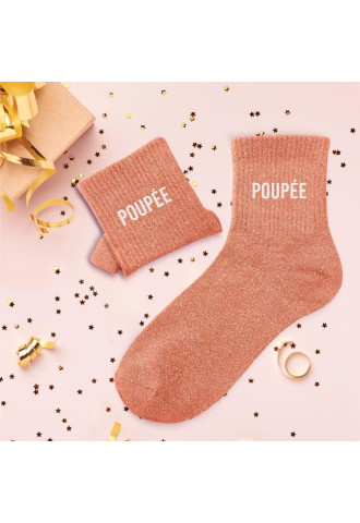 CHAUSSETTES PAILLETTES POUPEE