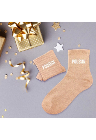 CHAUSSETTES PAILLETTES POUSSIN