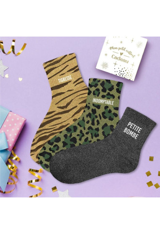 COFFRET TRIO CHAUSSETTES...