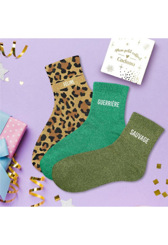 COFFRET TRIO CHAUSSETTES...