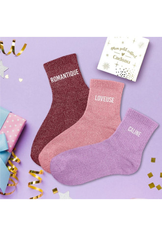 COFFRET TRIO CHAUSSETTES...