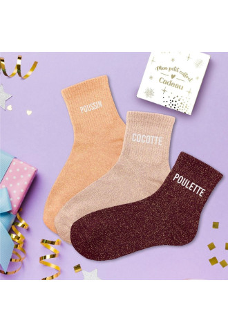 COFFRET TRIO CHAUSSETTES...