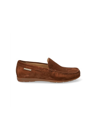 MOCASSIN CONFORT VELOURS BRUN
