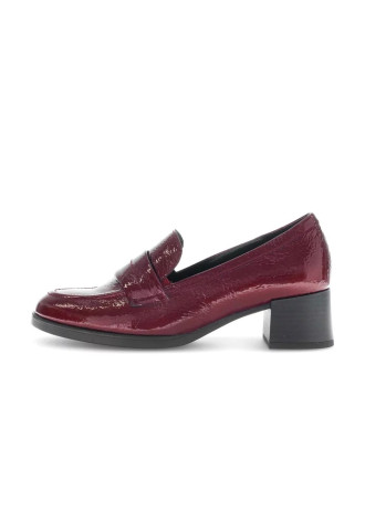 MOCASSIN A TALON CUIR VERNI...
