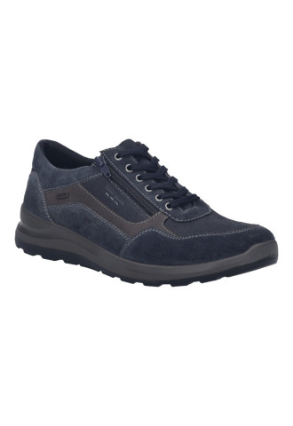 BASKETS CUIR TEX BLEU/ MARLEY