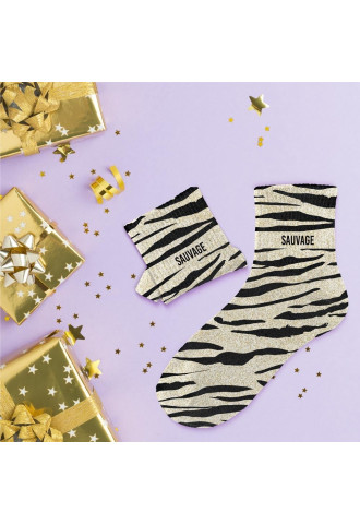 CHAUSSETTES PAILLETTES SAUVAGE