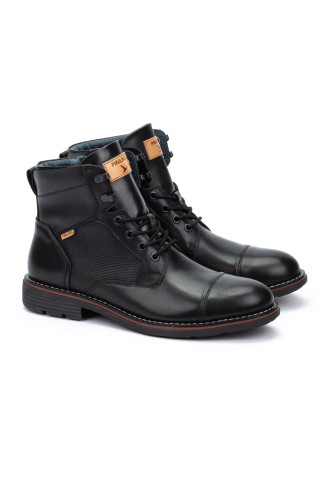 BOTTINE CUIR NOIR/ YORK