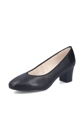 EXCARPIN CUIR NOIR/ 44650-04