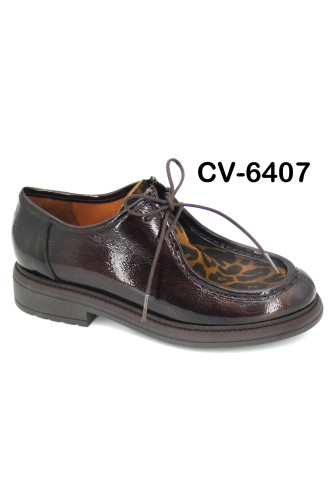DERBIES VERNIS MARRON...