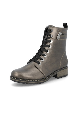 BOTTINE MARRON METALLISE A...