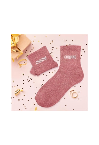 CHAUSSETTES PAILLETTES COQUINE