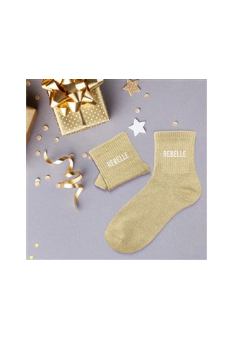 CHAUSSETTES PAILLETTES REBELLE