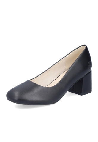 ESCARPINS CUIR NOIR TALON...