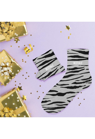 CHAUSSETTE PAILLETTES BESTIALE