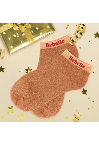 SOCQUETTES PAILLETTES REBELLE.