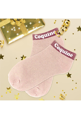 SOCQUETTES PAILLETTES COQUINE