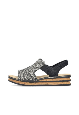 NU PIEDS COUVERT EN TEXTILE...